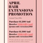Hair Extensions Promotion